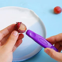 Grape Peeler Stainless Steel Portable Plastic Cherry Cutter Multifunctional Peeler Tool Household Kitchen Gadget