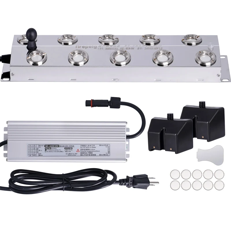 2/4/6/8/10/12 Hoofd DC45V Ultrasone Luchtbevochtiger Mist Maker Fogger Machine 220/110V Waterdichte Voeding Mistspuit Generator
