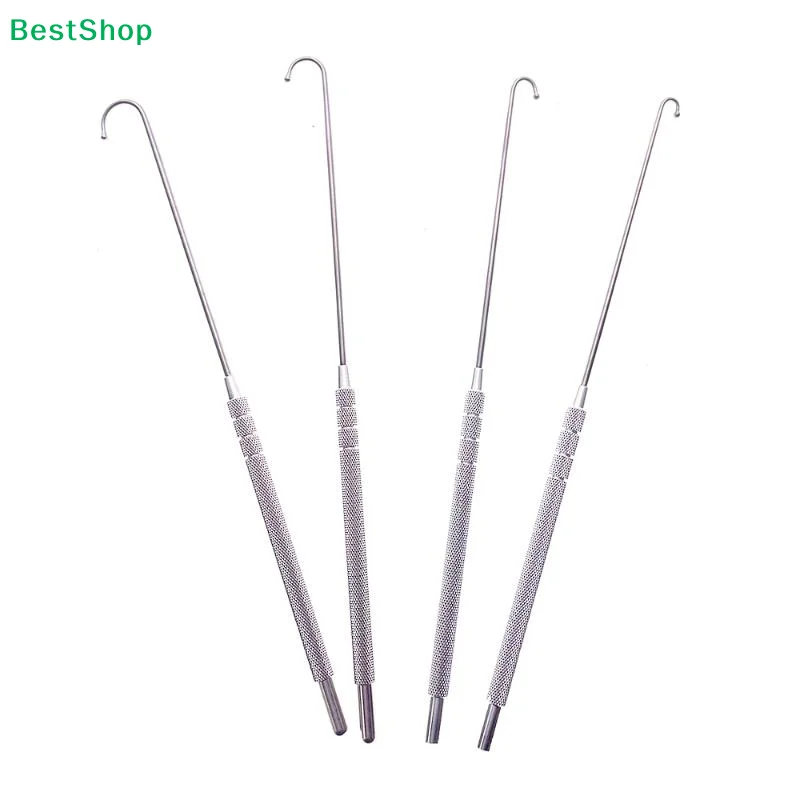 ★Pet Spay Snook Hook Animal Ovaries Removal Hook Vet Ovariectomy Dogs Cats Surgical Instruments Ball Type 6mm 8mm 10mm 12mm