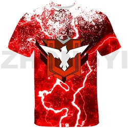 Summer Fashion Anime Free Fire Garena 3D Printed T-Shirt Men Women Casual Short Sleeve Top Loose T-Shirt