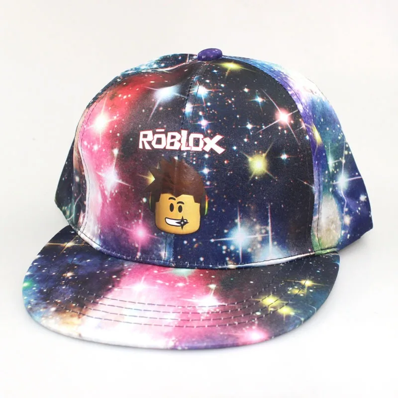 Nuevo juego Roblox gorra de béisbol de dibujos animados creativa gorra de ala plana ajustable periférico de dibujos animados gorra deportiva de moda Unisex regalos de cumpleaños