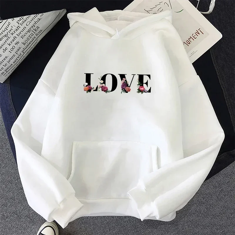 

The new men's hoodie with rose entwined LOVE pattern print in 2025 is a warm and fashionable urban casual sweatshirt