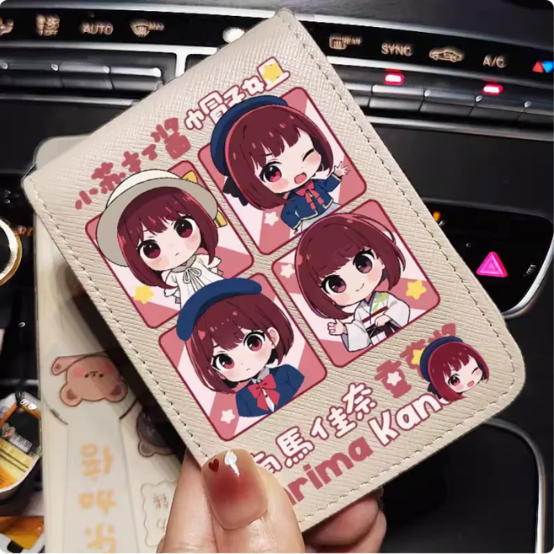 Anime OSHI NO KO Arima Kana Cartoon Fashion Wallets PU Purse Card Holder Money Bag Gift B1683 Cosplay