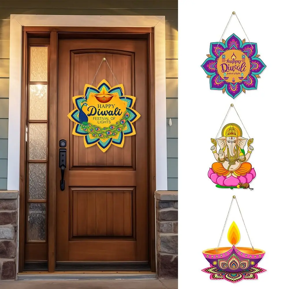 Cute Diwali Door Hanging Pendants Fashion Deepavali Festival Door Hangings Party Gift