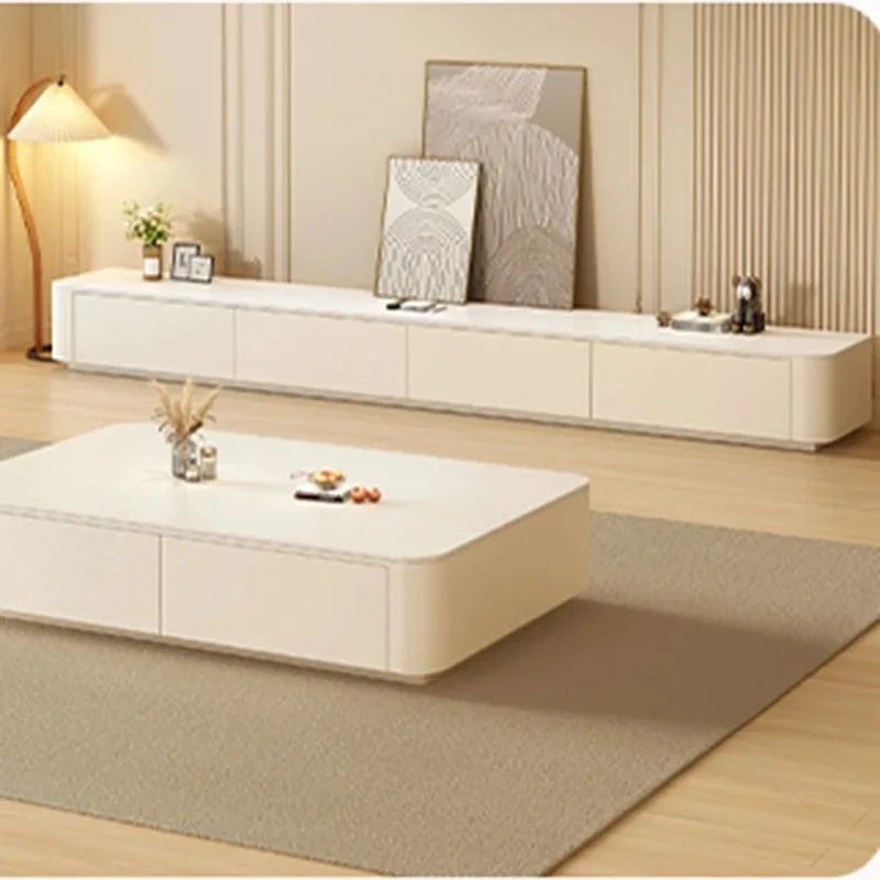 Conjunto de soporte de TV Vintage moderno, muebles baratos para sala de estar con estanterías, almacenamiento de madera nórdico, dormitorio, hogar, Vetrinette Da House