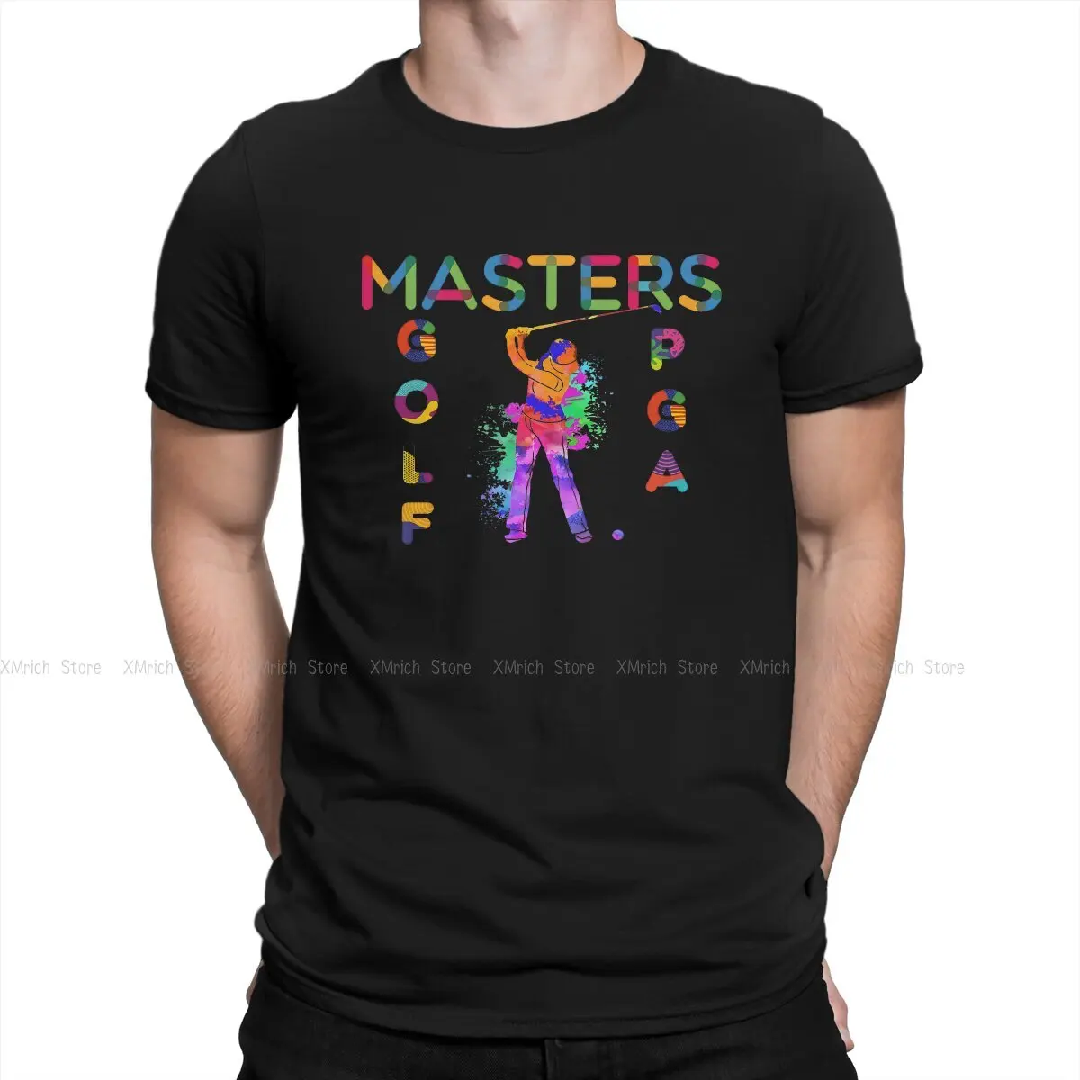 Masters Golf Pga Colors Socks Man's TShirt Golf PGA Crewneck Tops 100% Cotton T Shirt Funny High Quality Gift Idea