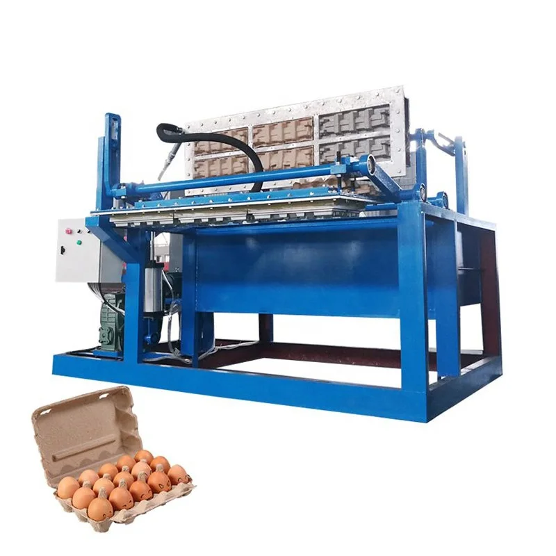 Industrial Automatic Pulp Molding Machine Egg Tray Production Line Paper Egg Carton Equipment Waste Paper Recycling Farm Custom view 5