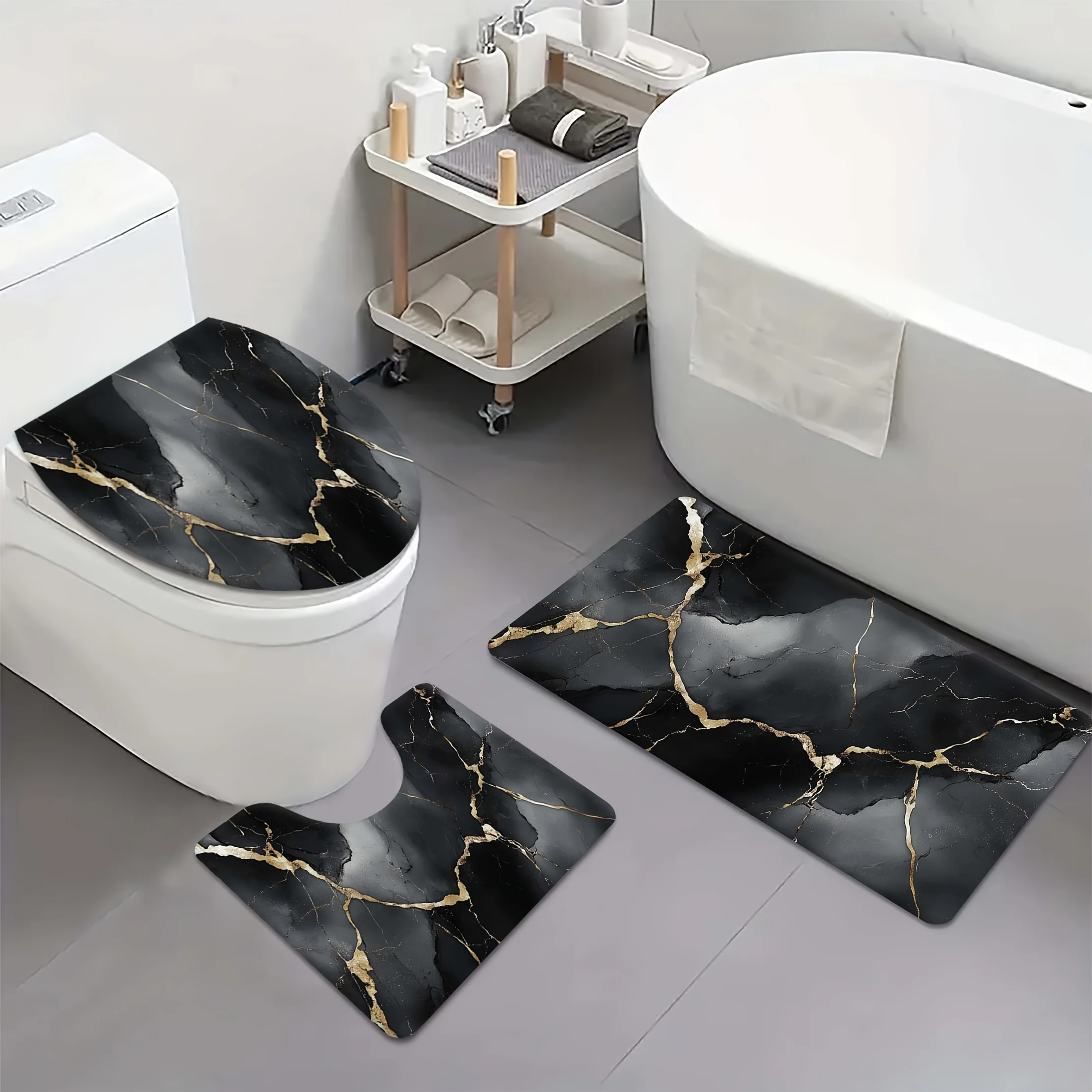 

Комплект ковриков для ванной комнаты, Коврик нового дизайна, Коврики для ванной комнаты, Фланелевой коврик, Коврик для душевой комнаты