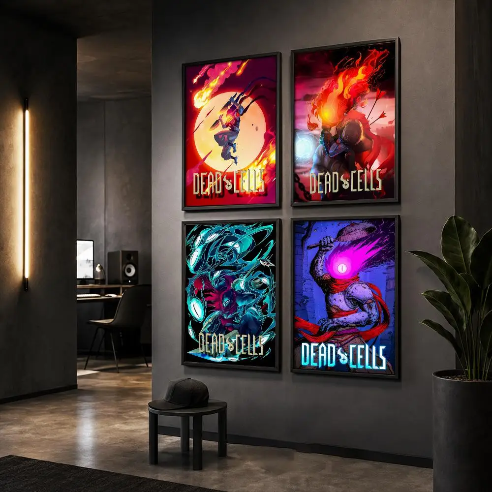 Action Game D-Dead Cells Poster Wall Art Print Sticker for Bedroom Living Room Dorm Office Modern Home Decor