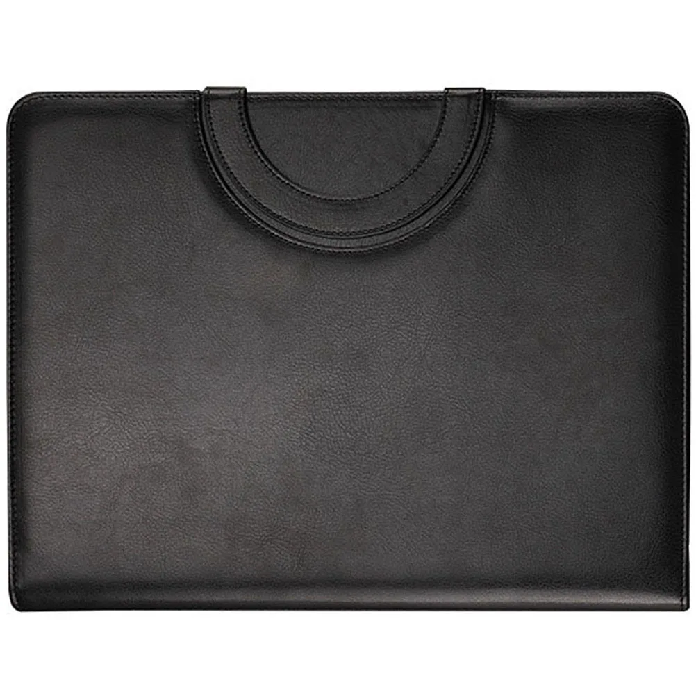 Case Compact Lightweight Design Smooth Zipper Closure Business Portfolio Holder for Documents and Office