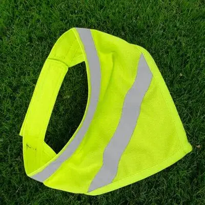 

Pet Reflective Bandana Polyester Durable Dog Scarf Night Walking Safety Bib High Visibility Puppy Accessory Dog Bib