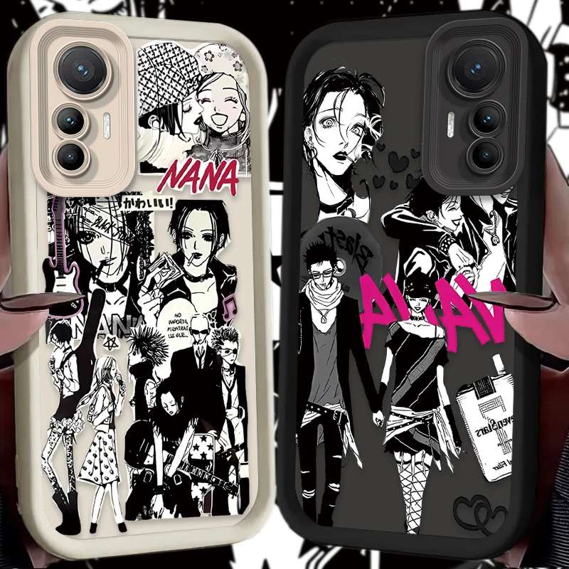 Anime Oosaki Nana Case for Xiaomi 14T 13T 12T 11T 13 12 11 Lite 5G NE POCO X6 X5 F6 F5 F3 X4 GT X3 NFC M5S C65 M6 Pro Soft Cover