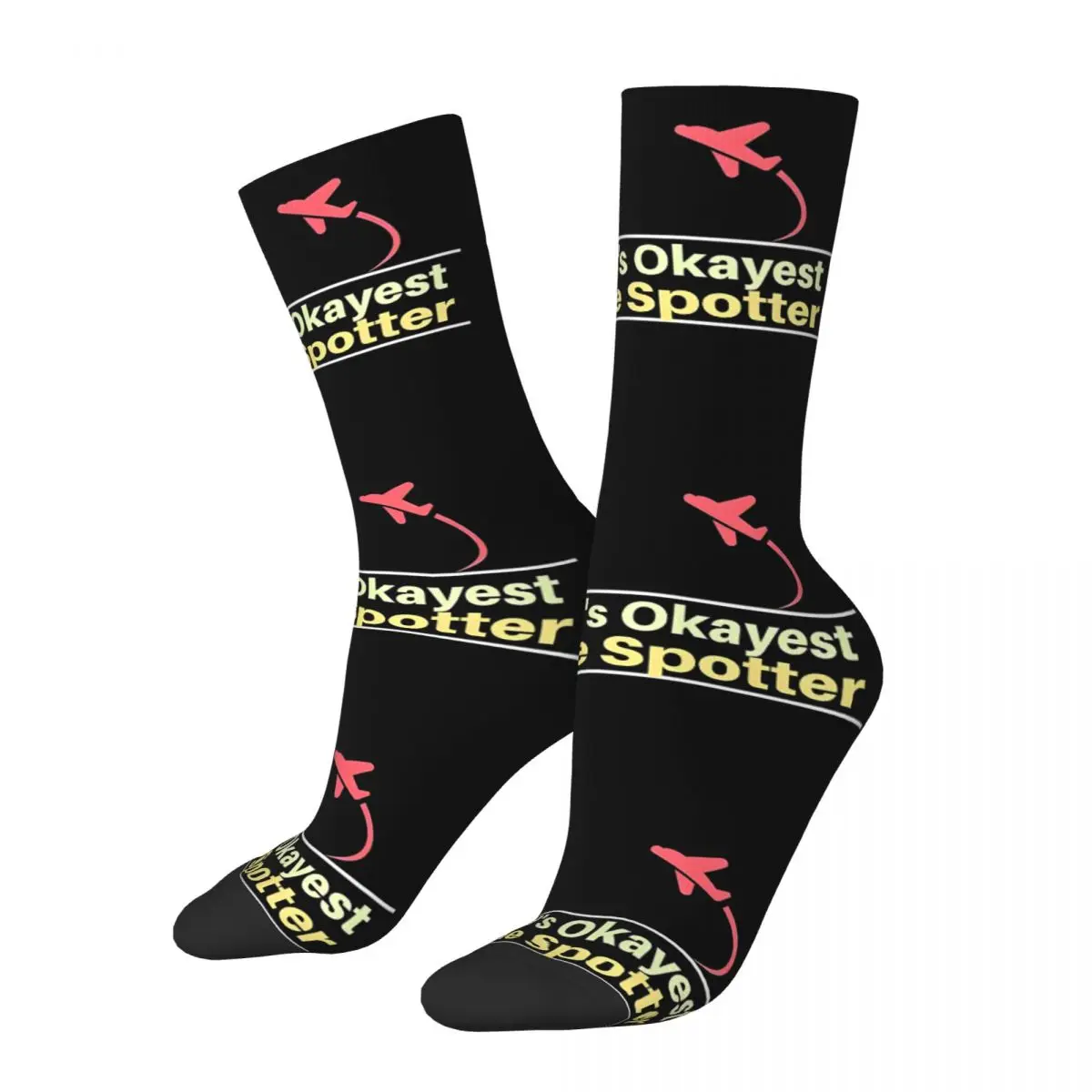 

Airplane Kawaii Socks Hiking Cartoon Pattern Socks