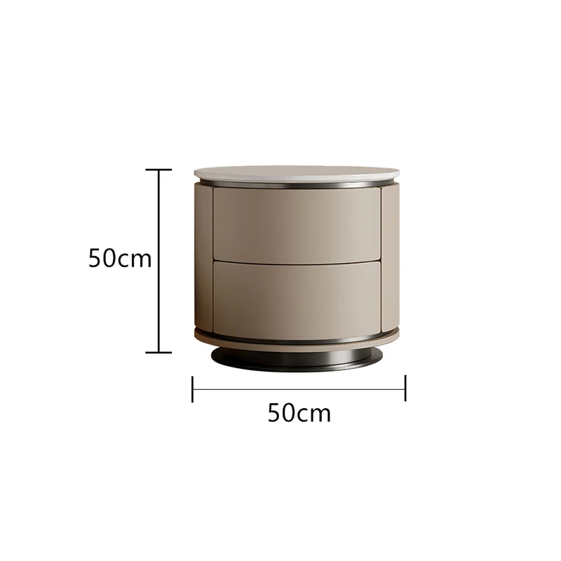 طاولات السرير الجمالية الحديثة الفاخرة بسيطة الشمال منضدة مستديرة حساسية الإبداعية الجدول دي Chevet أثاث غرفة نوم #2