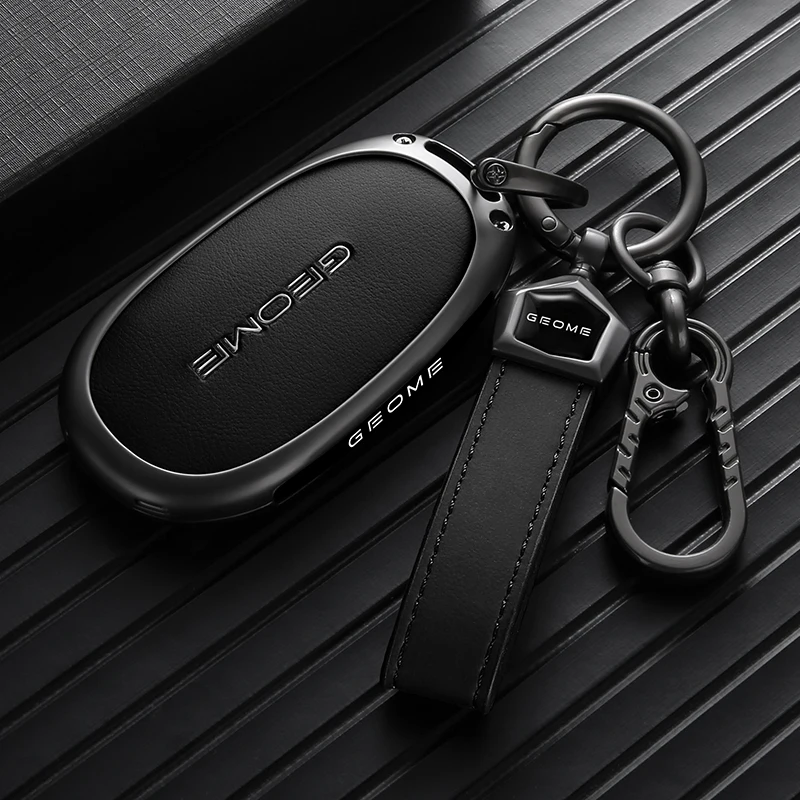 Key Fob Case For Geely EX2 GEOME E2 Proton EMAS 5 Zinc Alloy Car Key Protector Full Protection Shockproof Car Accessories