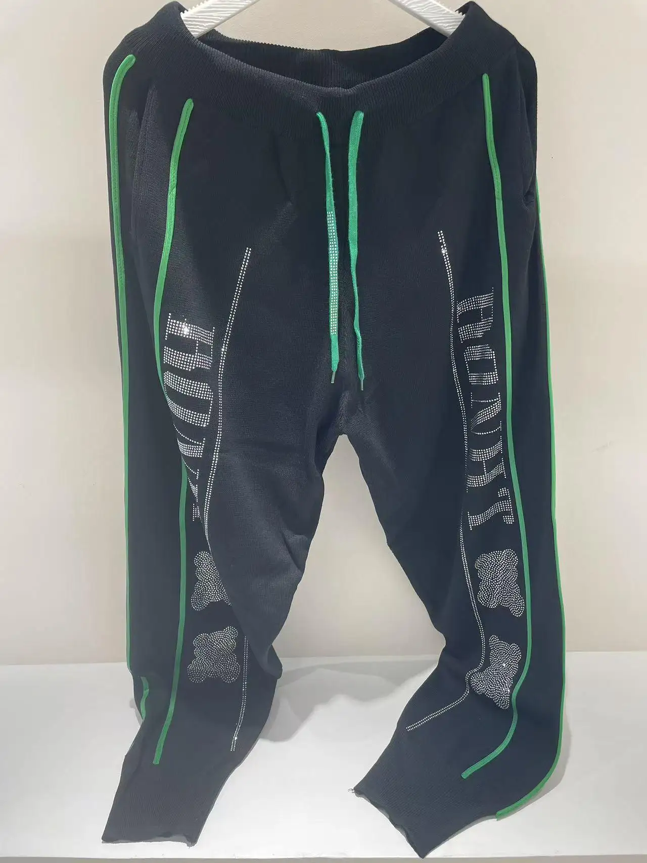 

Hot Drilling Women Sweatpants Casual Harem Pants Drawstring Elastic Waist Streetwear Sports Pants Vintage Fashion Women Trousers