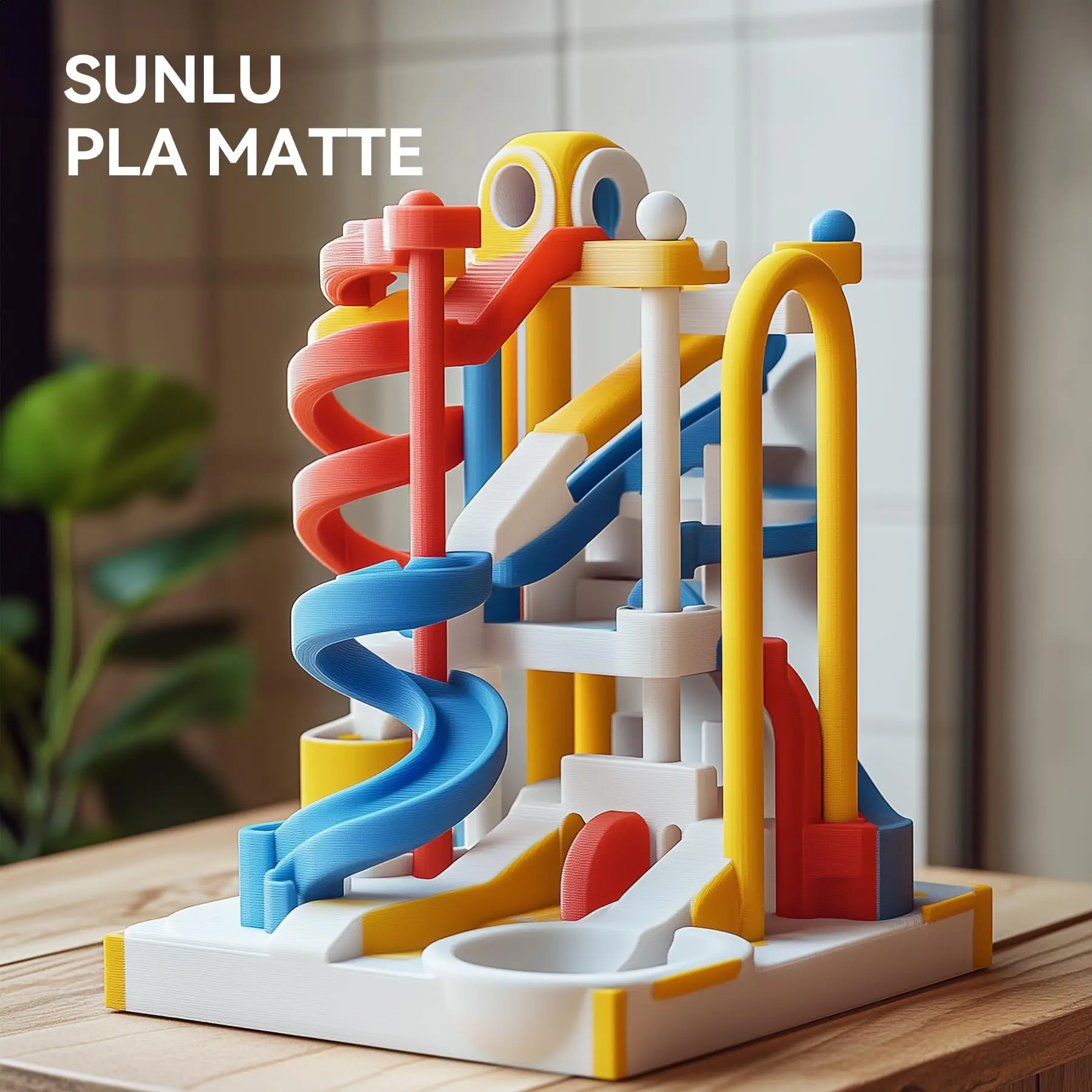 SUNLU 10Roll PLA Matte Filament 1.75mm 1kg Spool (2.2lbs) Smooth Matte Finish Neatly Wound Filament Fit Most FDM Printer