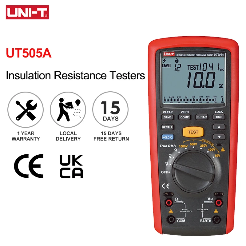 

UNI-T UT505A Омметр сопротивления изоляции