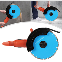 Corded Electric Handheld Concrete Saw 3000W Pure Copper Motor Rotating Handle for Grooving Cutting Work