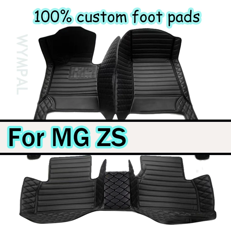 

Non-hybrid Car Mats For MG ZS ZX ZST Astor ZS11 Crossover 2018~2022 Waterproof Floor Mats Push Button handbrake Car Accessories