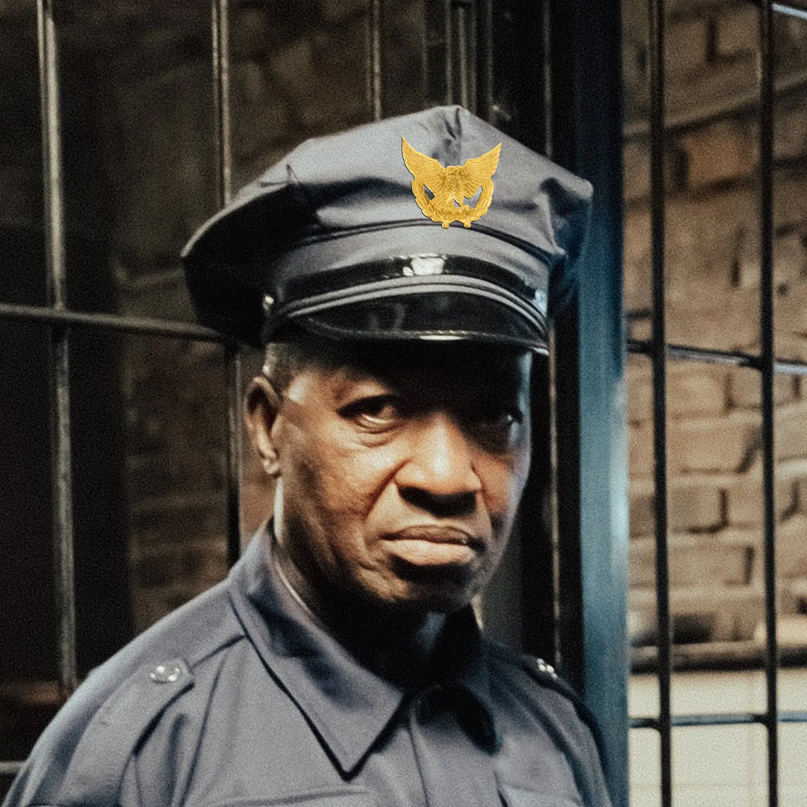 

Значок-пин из цинкового сплава в виде орла, металлический значок для головной убора сотрудников службы безопасности, изысканное исполнение, профессиональный нагрудный значок-орел для униформы