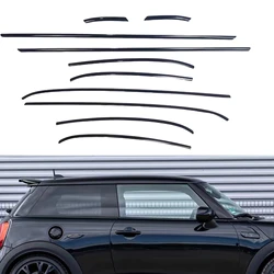 For Mini Cooper R56 2 Door 2007-2013 Chrome Black Window Exterior Decorative Moulding Trim Weatherstrip Seal Decoration Strip