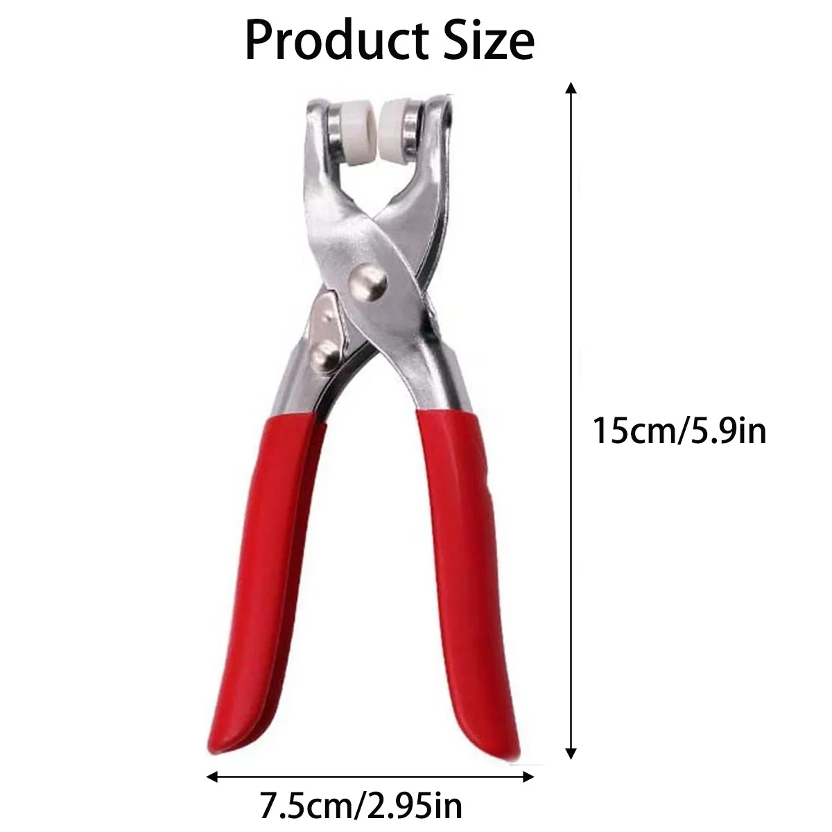 Imagem -05 - Metal Snap Button Fasteners Alicate Tool Button Press Studs Instalando Bolsa de Roupas Acessórios 9.2 mm 9.4 mm