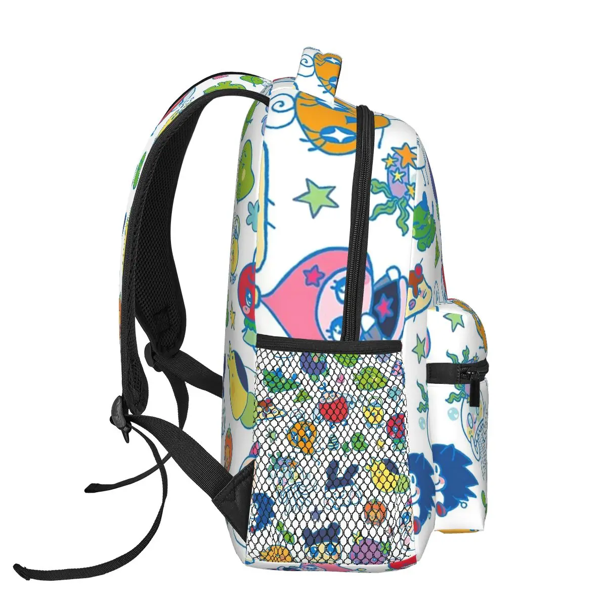 Tamagotchi Friends Zaini Ragazzi Ragazze Bookbag Studenti Borse da scuola Cartoon Zaino per bambini Borsa a tracolla di grande capacità