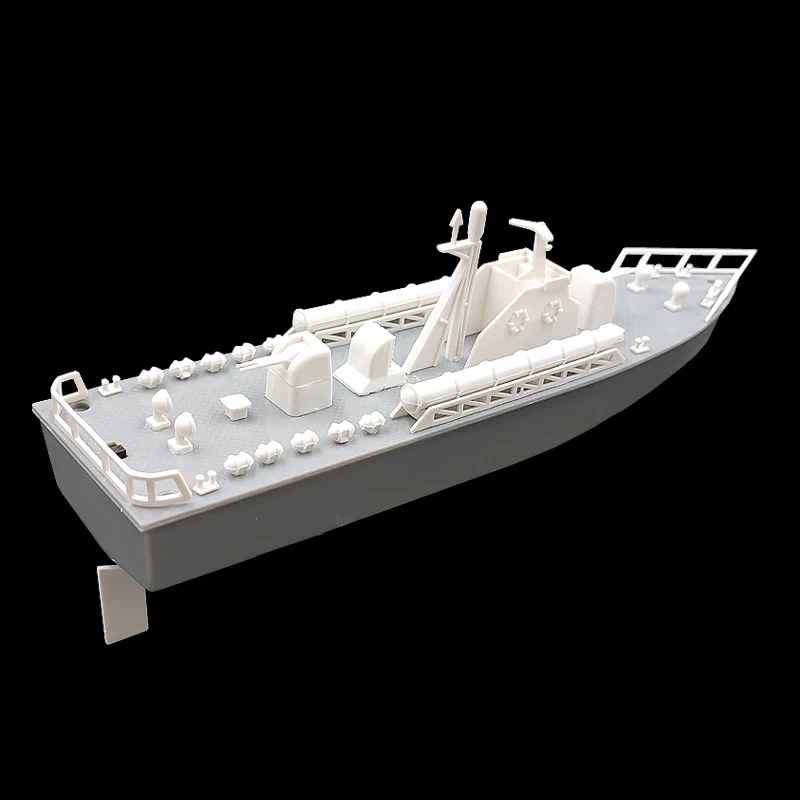 Electric Torpedo Speedboat Model Plastic Assembly Seal One Children\'s Puzzle Assembly Toy Ship Model