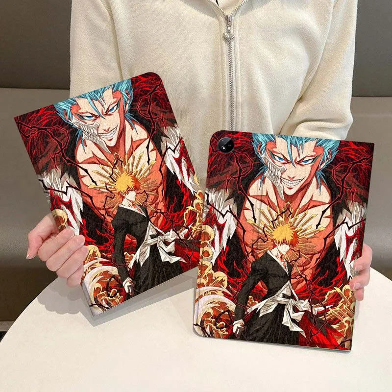 

B-Bleachs Anime pattern Tablet Case For Vivo IQOO Pad Air Pad3 IQOO Pad5 Pad2 Pad3 SE Pro 11.5 12.1 12.3 13 Inch