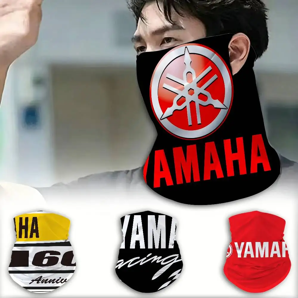Famous Hot Y-yamaha-A LOGO Portable Multifunctional Neck Scarf Breathable Face Gaiter for Skiing Cycling Hiking Trips