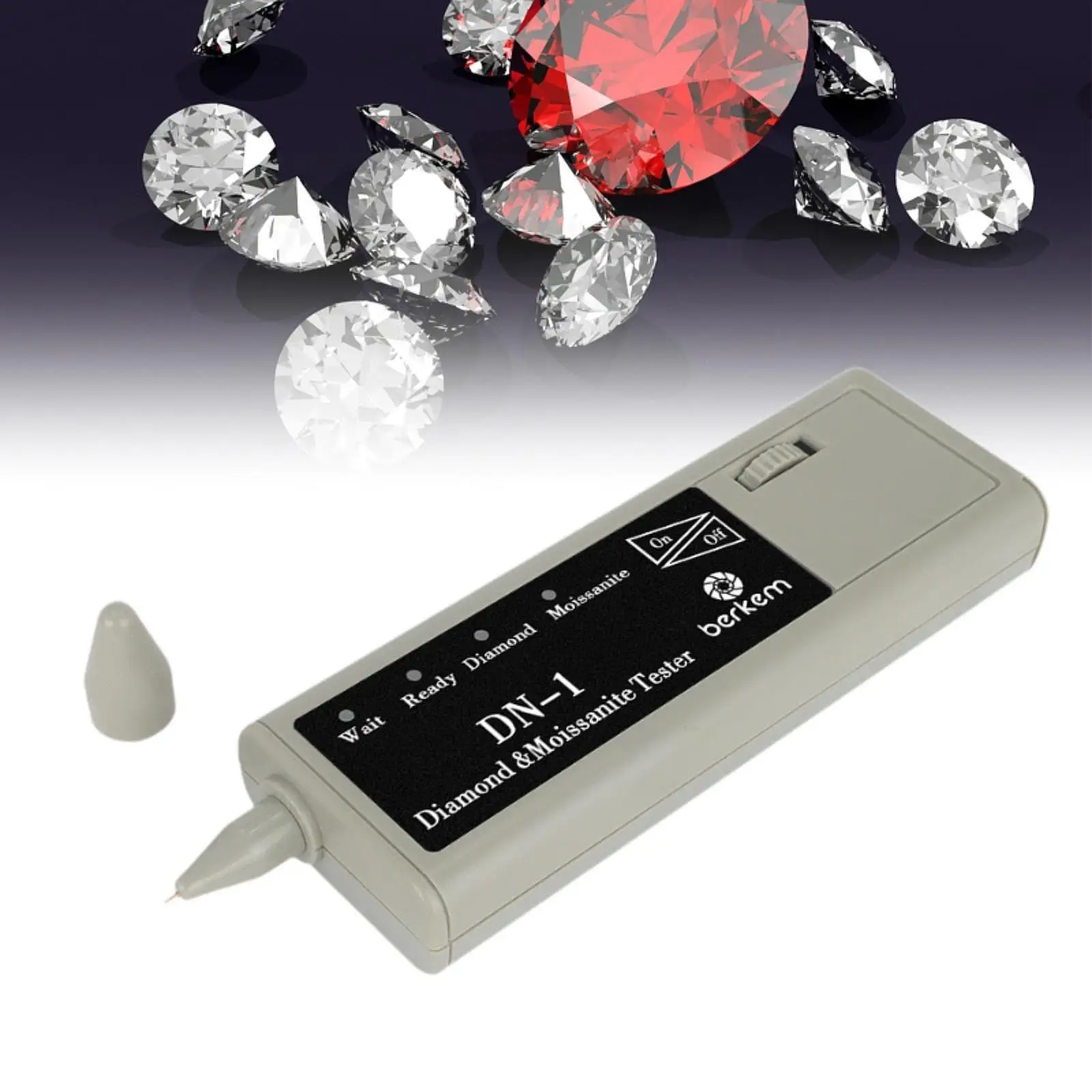 

Diamond Tester Testing Pen Tool Instrument Tool Lightweight Stone Hardness Jewelry Selector Supplies for Novice GEM Diamonds