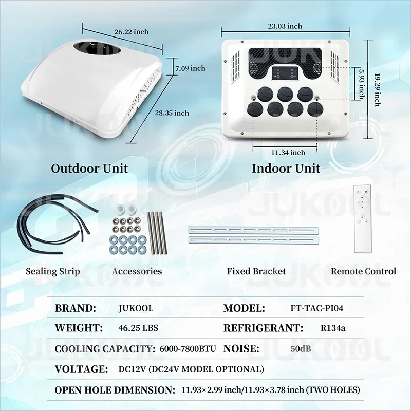 Sistemas de ar condicionado 12v/24v 24 volts, ar condicionado elétrico ac montado no telhado, mini ar condicionado para carro/caminhão/campista puro