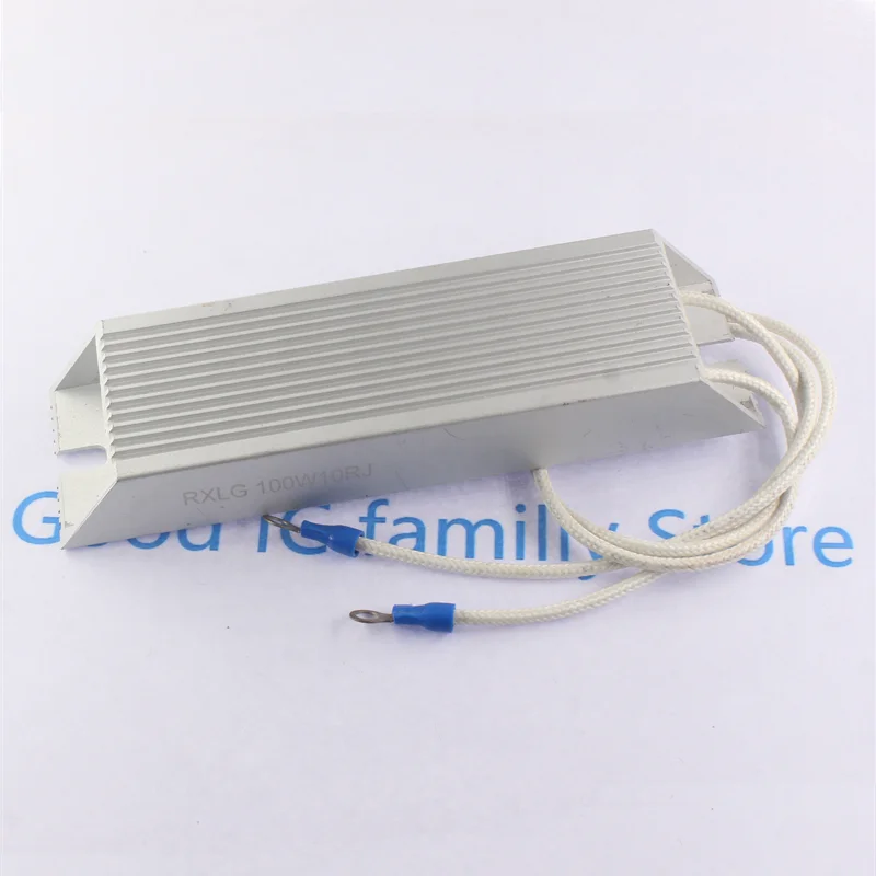RXLG frequency converter brake aluminum shell resistance 50W100W 2/3/5/10/15/5/50/100/200/300/500R regenerative brake winding re