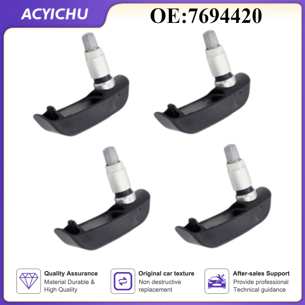 4PCS 7694420 Car Front Rear TPMS Monitor Tire Pressure Sensor For BMW Motorcycle F700GS F800R R1200R K1600GT 36237694420