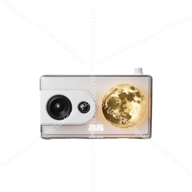 

M6 Moon Bluetooth-динамик Беспроводной настольный звук Атмосфера Свет Удобные высококачественные креативные часы-будильник