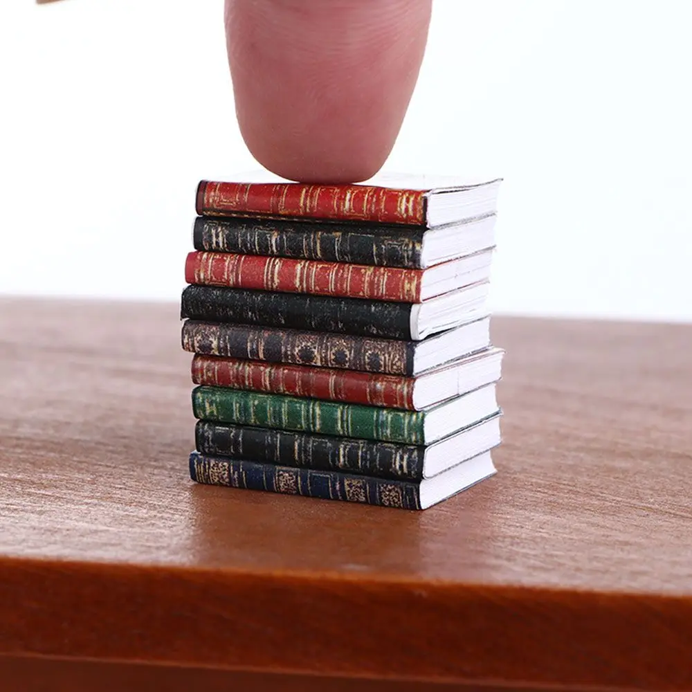 Doll Toy Supplies Retro Classical European Style Notebook Mini Books Dollhouse Decoration Miniature