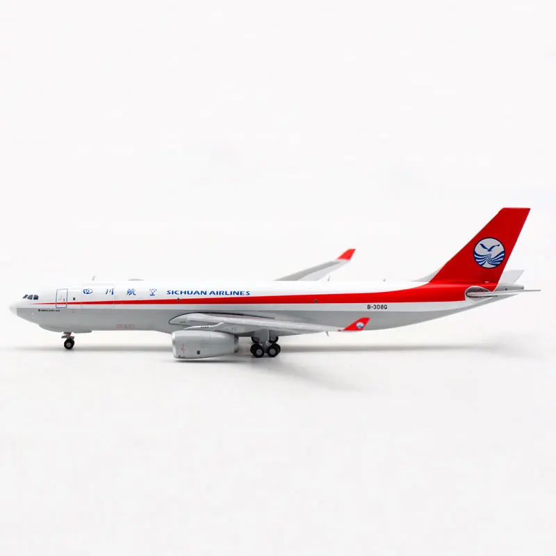 Diecast 1:400 Schaal China Sichuan Airlines LH4146 A330-200F B-308Q Legering Vliegtuigen Model Collection Souvenir Display Ornamenten