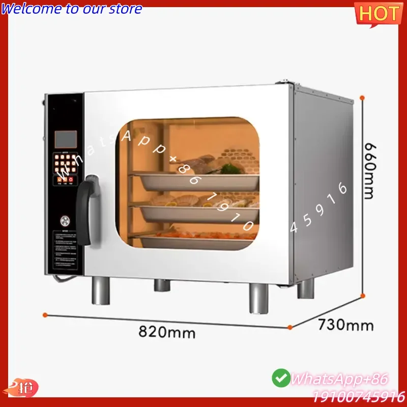 2026 Commercial Fully Automatic Electric Multi-Function Stainless Steel 60L Capacity Oven for Bakery Restaurant Hotel Use Hot