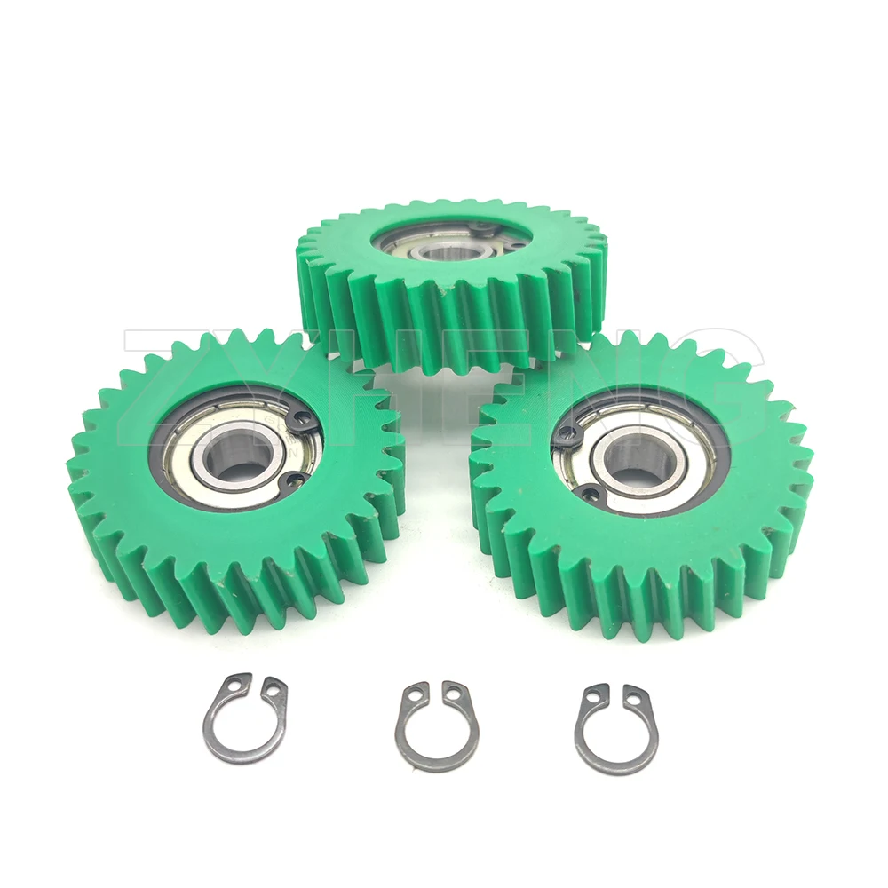 3pcs 41.7x11.6mm Planetary Gear 31T Oblique Teeth Gears With 7.94mm Bearings Electric Bike Helical Gear For Folding E-bike Parts