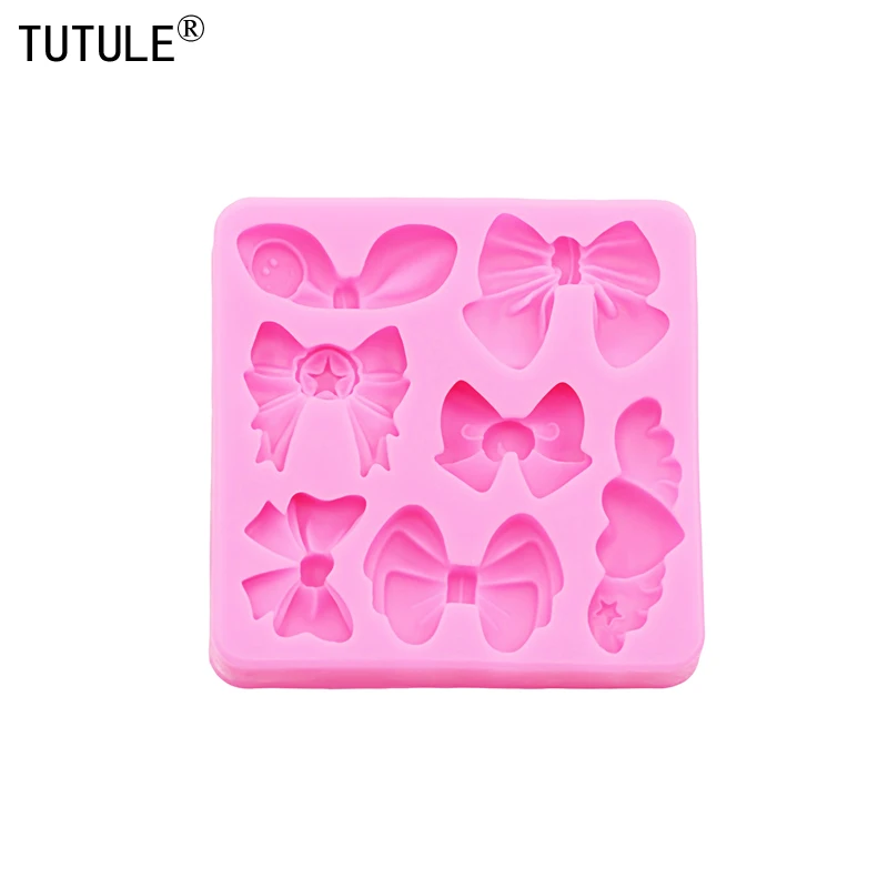 DIY Bow Tie Handmade resin jewelry accessories silicone mould arrings Epoxy clay silicone mould Chocolate cake Decor mold