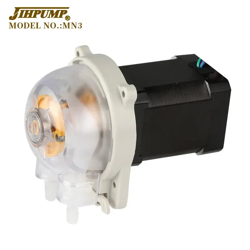 JIHPUMP 110v 220v 5 rpm Small Mini Micro Peristaltic Pump Gas Chemical Additives Medical Water Liquid Dosing Hose Pumps Parts