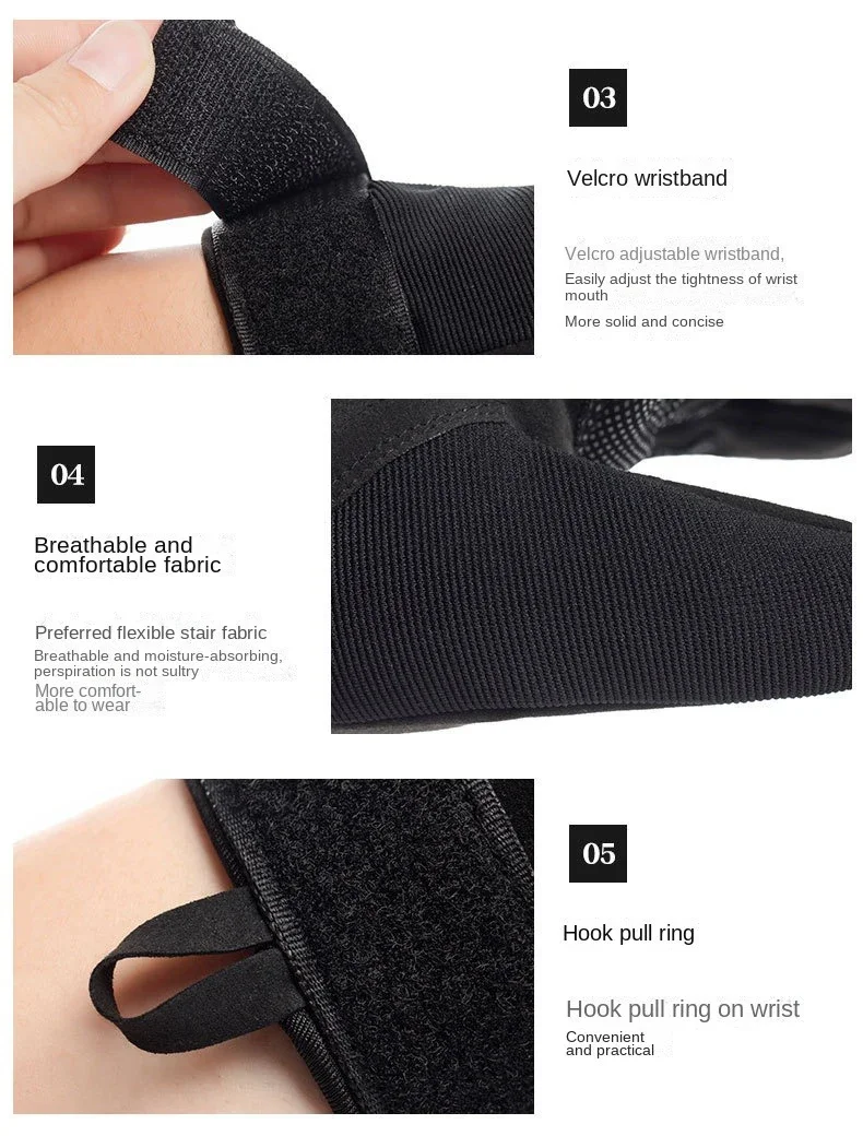 Outdoor Sport Motorrad Armee Fan Handschuhe Outdoor Taktische Handschuhe Radfahren Handschuhe Sport Training Nicht-slip Fitness Handschuh – Detail 5