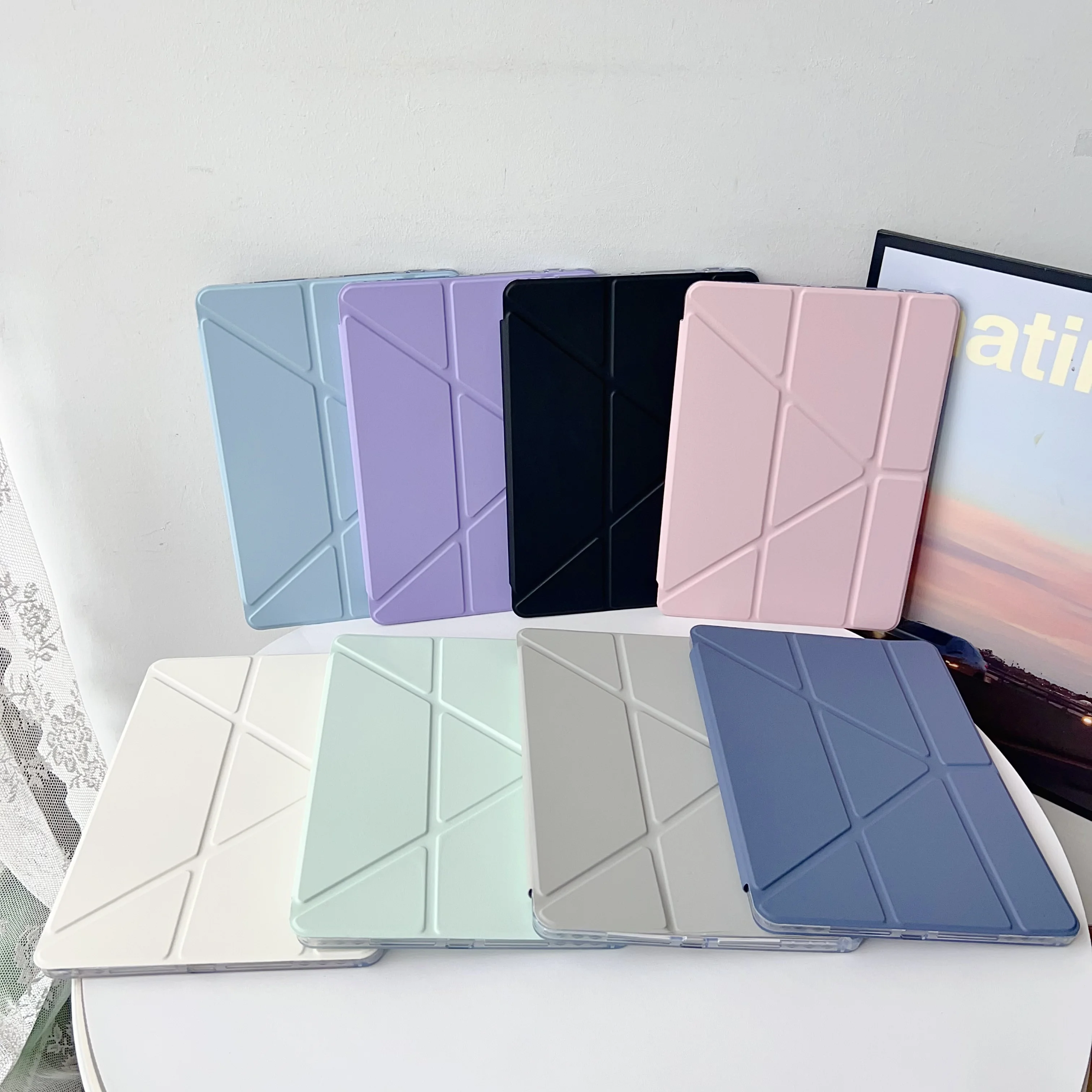 

Чехол для Huawei Matepad SE 11 дюймов 11,5 11,5S акрил + PU Tri-fold Stand Tablet Cover для Honor Pad X8a 11 дюймов с гнездом для ручки