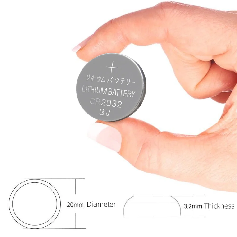 10-200PCS CR2032 CR 2032 Button Battery DL2032 3V Lithium Battery For Watch Toy Calculator Car Remote Control Button Coin Cell