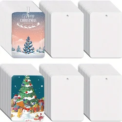 30pcs Sublimation Air Freshener Blanks - 10x7cm Fabric Sheets with Rope for DIY, Personalization, and Craft Projects