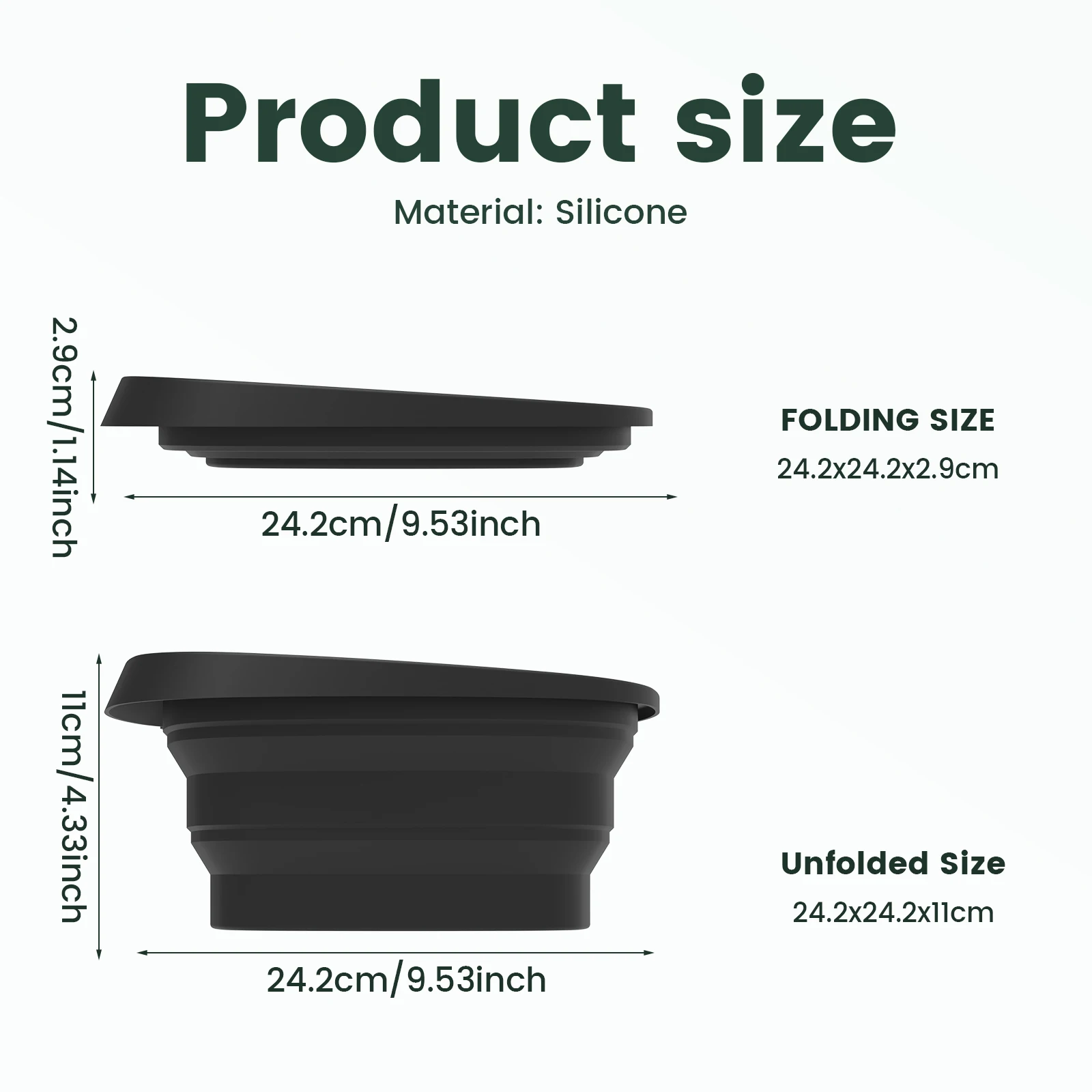 Dobrável silicone gelo washbowl facial banho tigela portátil viagem casa cuidados com a pele ferramenta criogênica para terapia fria inchaço facial