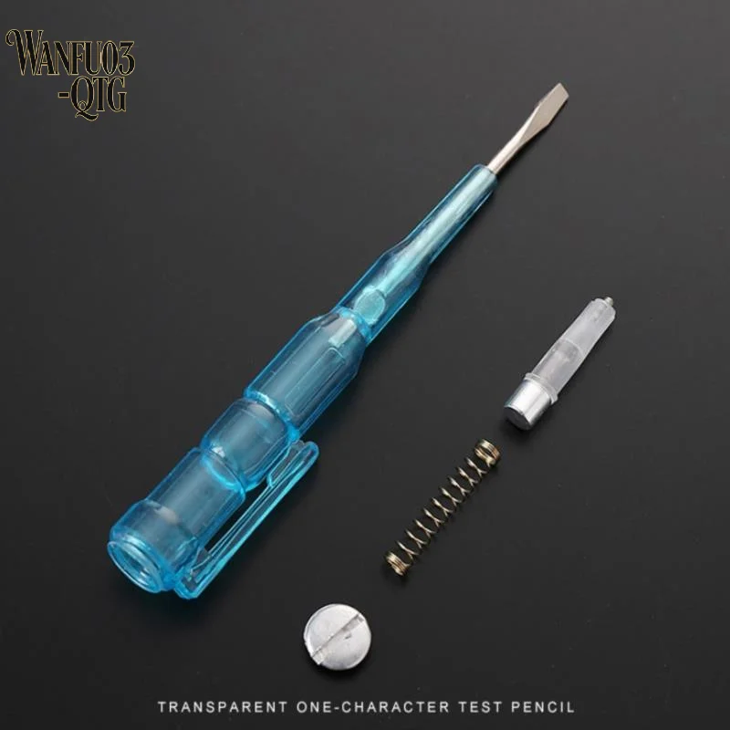 

100-500V Voltage Detector Electroprobe Electric Alert Tester Volt Test Pen Plastic Handle Screwdriver Home Electricity Tools