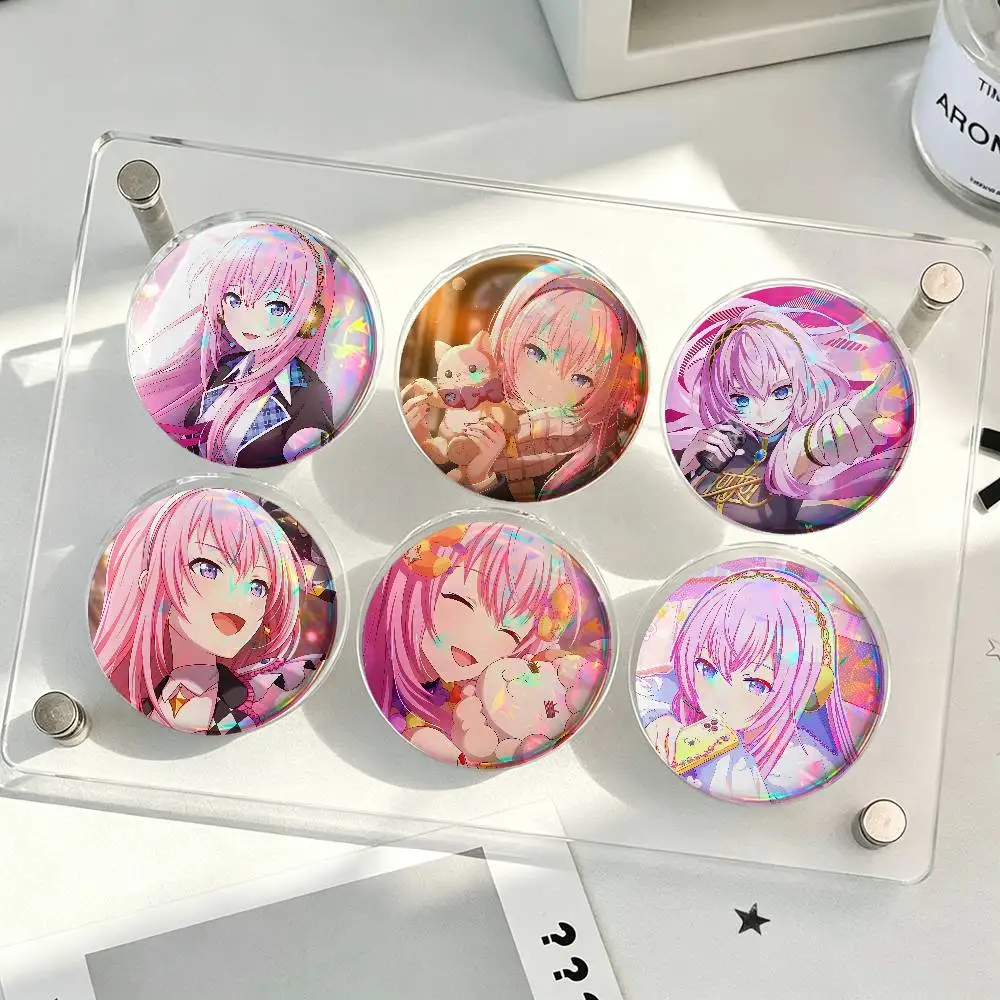 Virtual Singer L-Luka For Badge Custom Cartoon Lapel Pin Metal Brooch Badges For Backpack Clothing Decoration