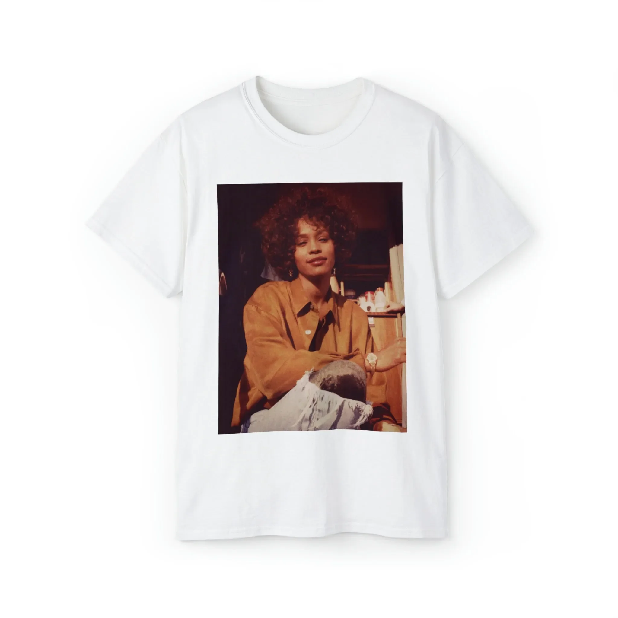 Whitney Houston Unisex Ultra Cotton Tee T-shirt Art Tshirt